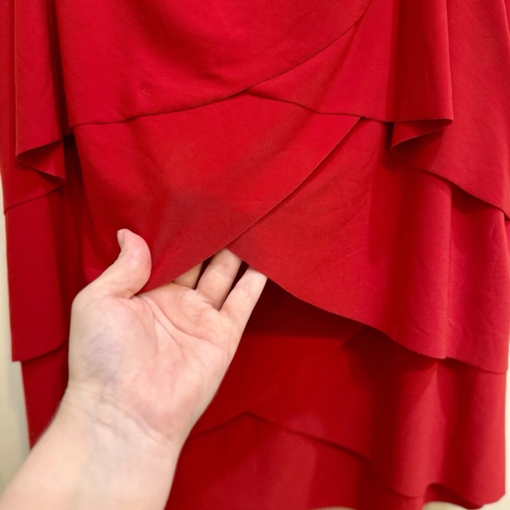 Miraclesuit Red Making Waves Tankini Underwire Swimwear Sz 10 Great Condition - Picture 6 of 16